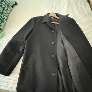 United Colors Of Benetton Black Top Coat